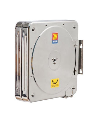 074-5505-300 - Closed hose reel stainless AISI 304 swivelling for water 150°C 400 bar Mod. CFX-500 without hose