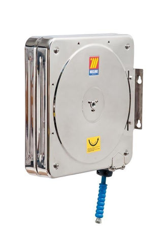 074-5505-310 - Closed hose reel stainless AISI 304 swivelling for water 150°C 400 bar Mod. CFX-500 with hose 10M 3/8"