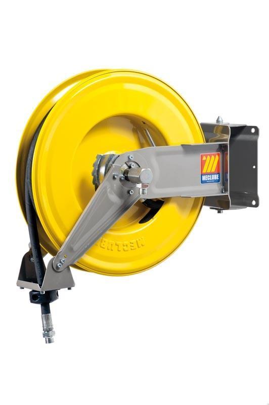 071-1306-418 - Automatic hose reel varnished swivelling for oil 160 bar Mod. S-460 with hose 18M 1/2"
