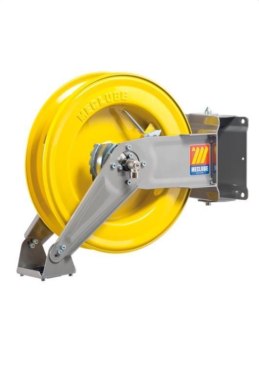 071-1207-200 - Automatic hose reel varnished swivelling for grease 600 bar Mod. S-400 without hose