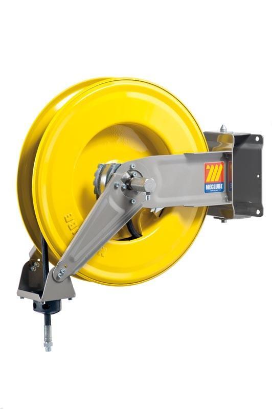 071-1307-315 - Automatic hose reel varnished swivelling for grease 600 bar Mod. S-460 with hose 15M 3/8"
