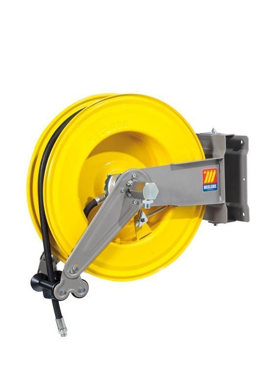 071-1407-320 - Automatic hose reel varnished swivelling for grease 600 bar Mod. S-550 with hose 20M 3/8"