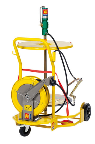 013-1122-000 - Wheeled grease set suitable for barrels 180-220 kg with hose reel
