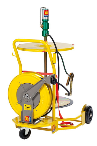 013-1123-000 - Wheeled grease set suitable for barrels 180-220 kg with hose reel
