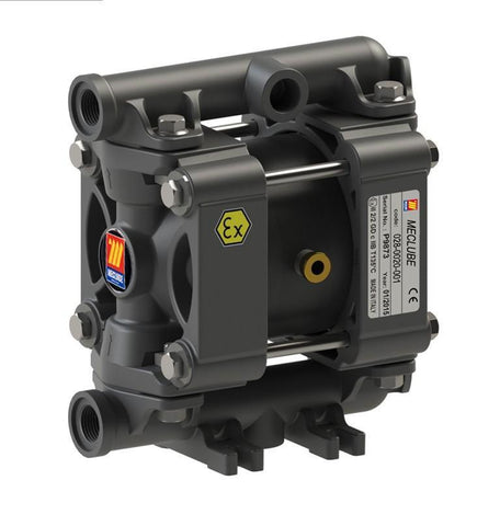 028-P020-AB1 - air-operated double diaphragm pumps Mod. P20 in POLYPROPYLENE Gasket in nbr