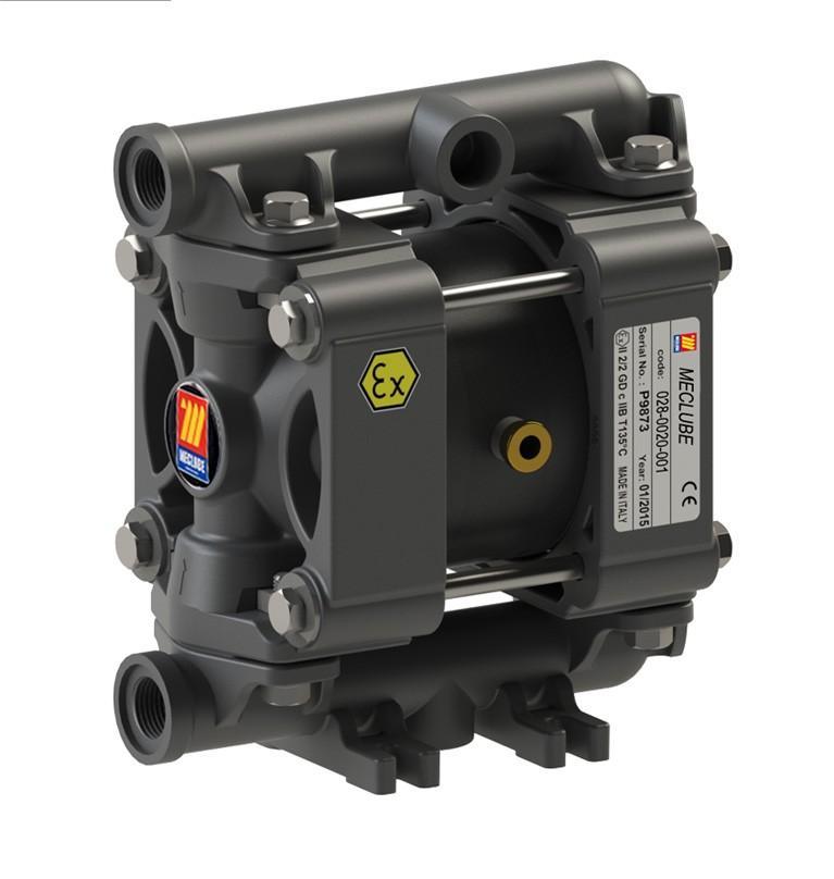 028-P020-AB3 - air-operated double diaphragm pumps Mod. P20 in POLYPROPYLENE Gasket in ptfe