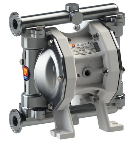 028-F055-AB1 - air operated double diaphragm pumps Mod.FOOD SS55 in stainless steel SS AISI 316 balls in SS AISI 316