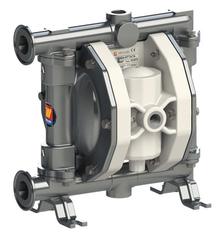 028-F110-AB1 - air operated double diaphragm pumps Mod.FOOD SS110 in stainless steel SS AISI 316 balls in SS AISI 316