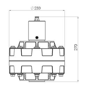 A28-1000-004 - Pneumatic automatic pulsation dampeners Model Damp 1000 2"BSP 1000 l/min