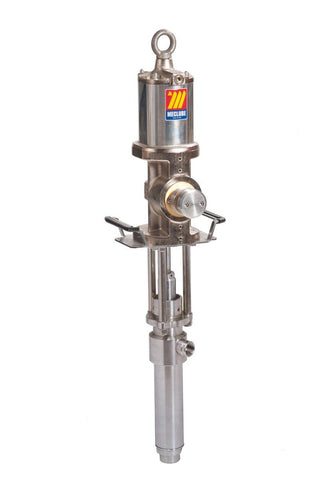 021-0906-XDT - Double-acting air-operated industrial break pump stainless steel AISI 304 ratio 6:1 Delivery capacity 45 l/min Mod. 906XD break